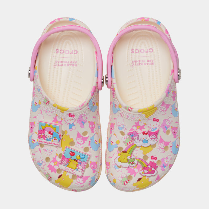 Hello Kitty And Friends Pastel Classic Clog Preschool/Grade School Sandals (Pink/Multicolor)