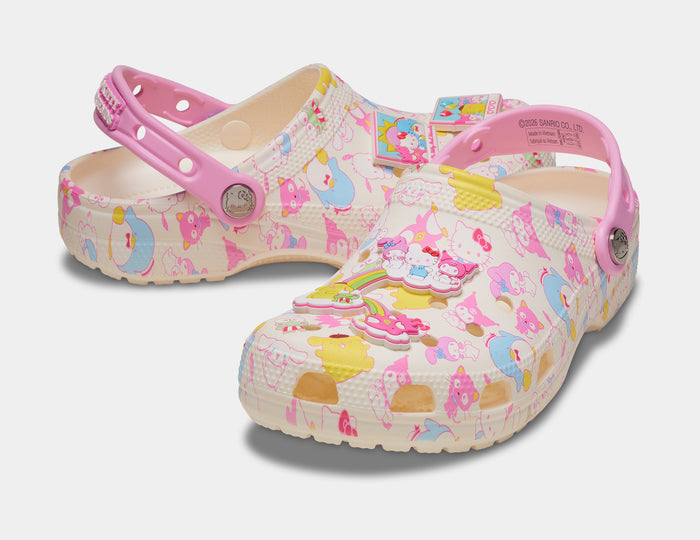 Hello Kitty And Friends Pastel Classic Clog Preschool/Grade School Sandals (Pink/Multicolor)