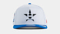 Houston Astros 950AF Curve Snapback Mens Hat (White/Blue)
