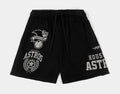 Houston Astros Street Team Fleece Mens Shorts (Black/Gray)