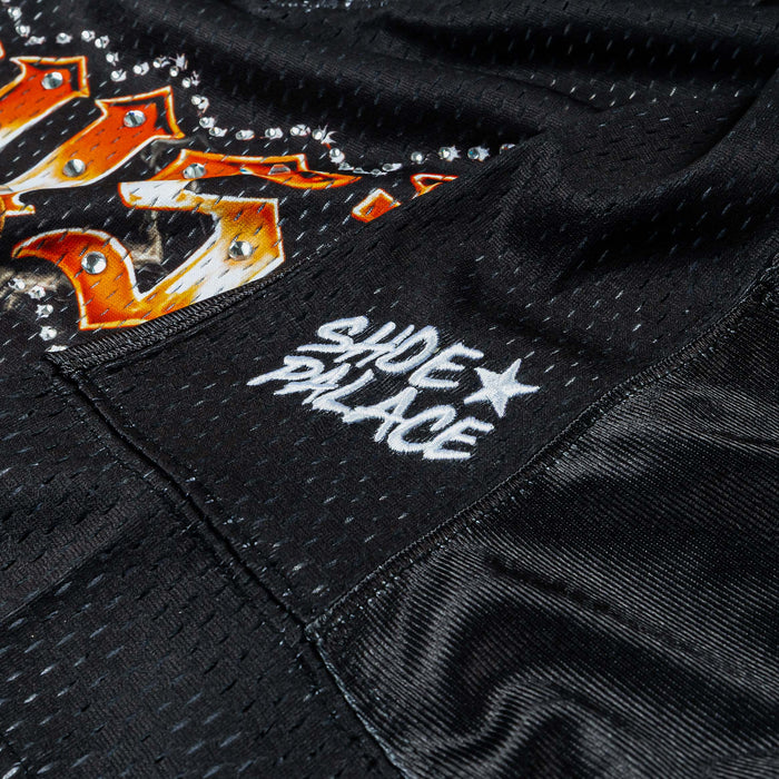 Houston Texas Exclusive Mesh Mens Jersey (Black/Orange)