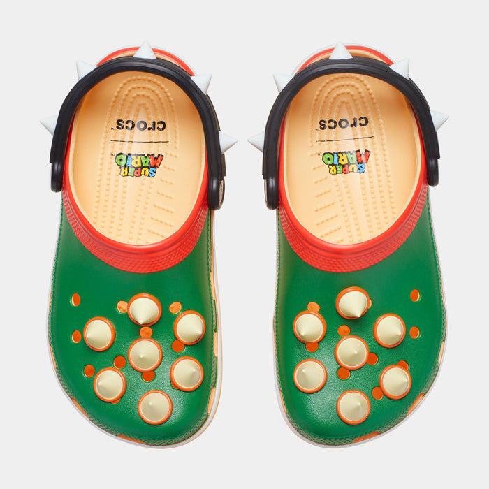 I Am Bowser Classic Clog Mens Sandals (Green/Yellow) Free Shipping