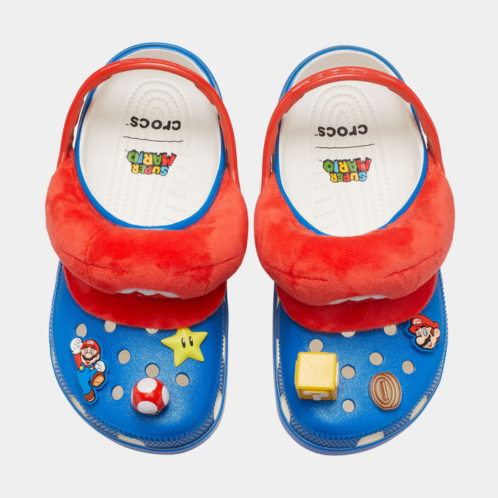 I Am Mario Classic Clog Mens Sandals (Blue/Red) Free Shipping