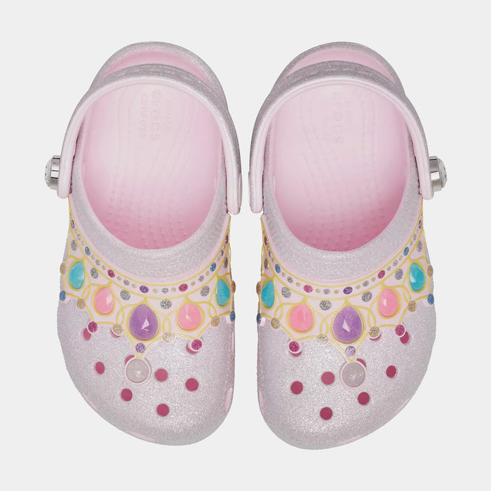 IAM Princess Classic Clog Infant Toddler Sandals (Pink Milk/Multicolor)