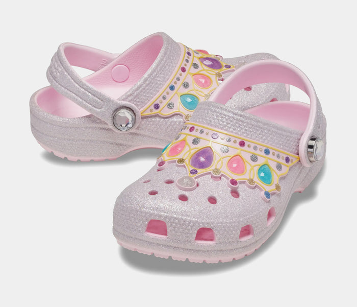 IAM Princess Classic Clog Infant Toddler Sandals (Pink Milk/Multicolor)