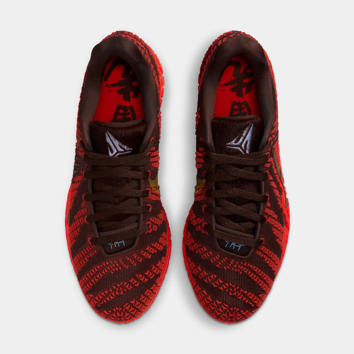JA 3 Lunar New Year Mens Basketball Shoes (Light Chocolate/Metallic Gold/Silt Red)