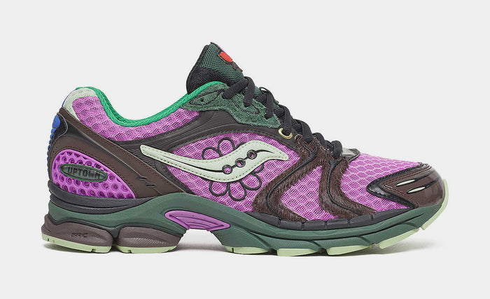 Jaetips x Saucony Progrid Triumph 4 Perrilla Mens Lifestyle Shoes (Purple/Brown/Green/Multi Color)