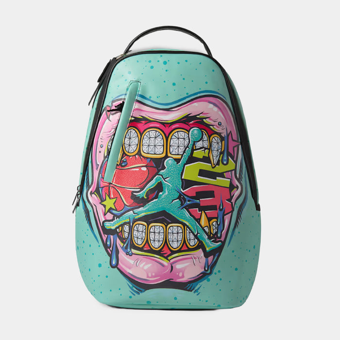 Jam 6 Rings Mouth Mens Backpack (Hyper Jade)