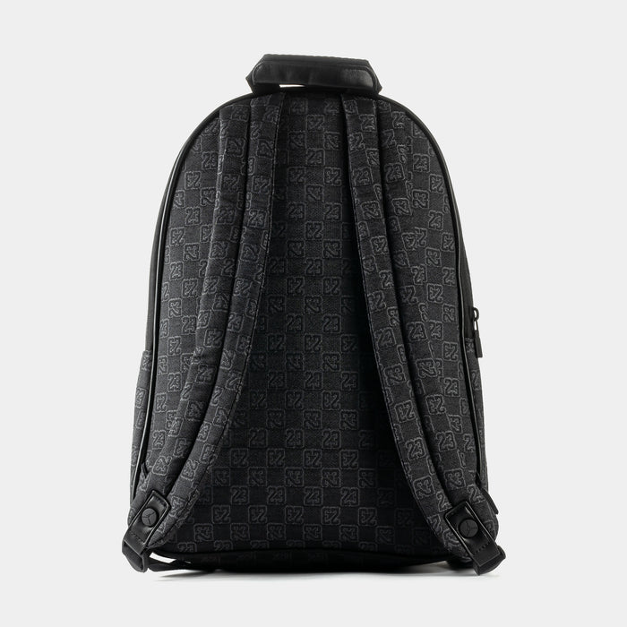 Jam Monogram Mens Backpack (Black)