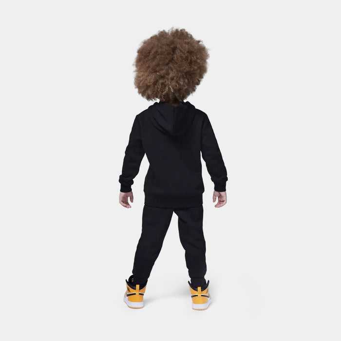 JDN Jersey Pullover and Jogger Infant Toddler Set (Black/Yellow)