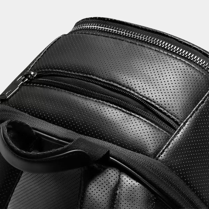 JDN Perforated Mens Backpack (Black)