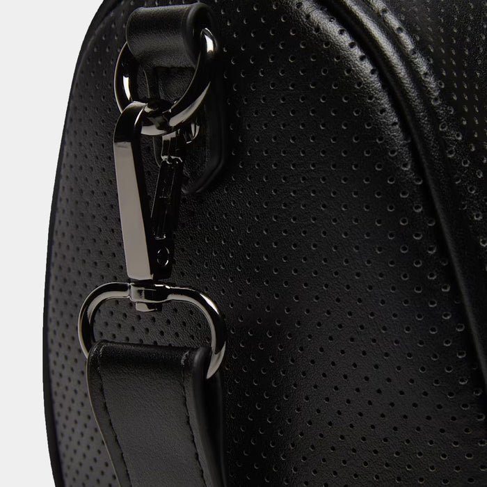 JDN Perforated Mini Duffle Mens Bag (Black)