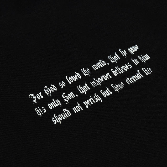 Jesus Is King Mens Short Sleeve Shirt (Black/Red)