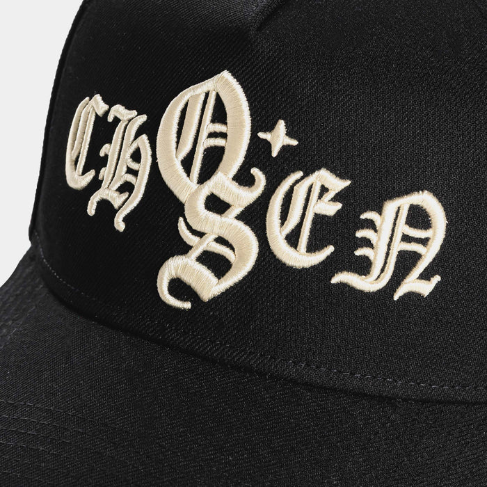 Jesus Snapback Mens Hat (Black/Cream)