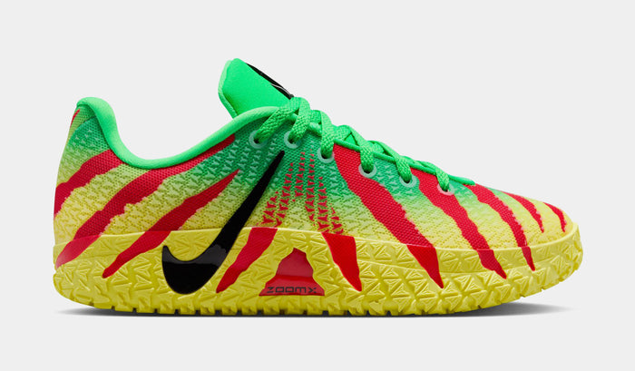 Jurassic Park x Ja 3 Explorer Grade School Basketball Shoes (Green Spark/Black/university Red)