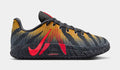 Jurassic Park x Ja 3 Raptor Grade School Basketball Shoes (Anthracite/Bright Crimson/Yellow Ochre)