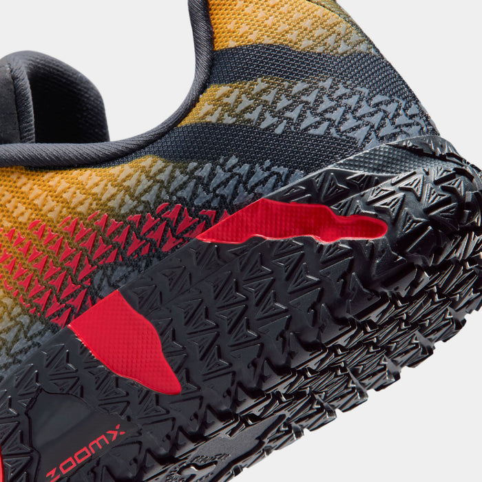 Jurassic Park x Ja 3 Raptor Grade School Basketball Shoes (Anthracite/Bright Crimson/Yellow Ochre)