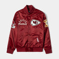 Kansas City Chiefs Original Satin Mens Jacket (Red/White)