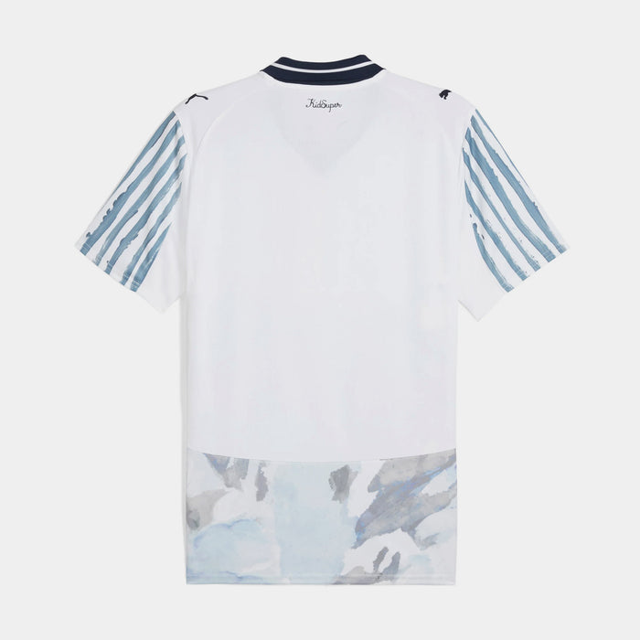 Kidsuper Striped World Cup Away Womens Jersey (White/Navy)