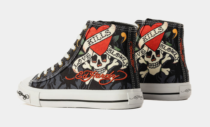 Kills Love Slowly High Top Womens Lifestyle Shoes (Black/White)