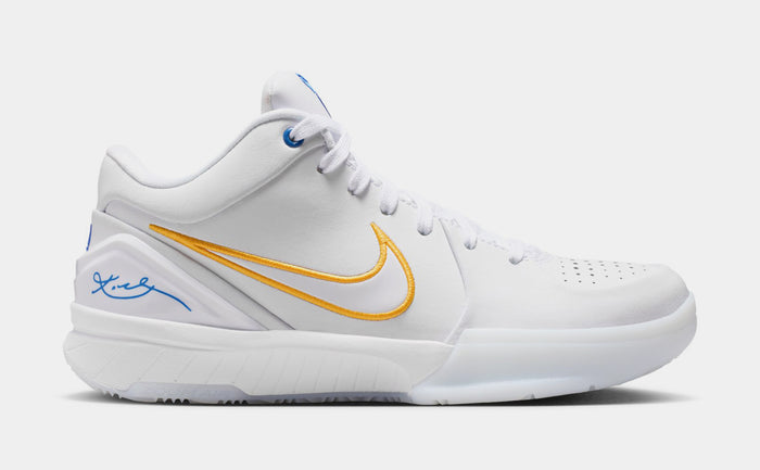 Kobe 4 Draft Pack Grade School Basketball Shoes (White/Glacier Blue/Fuchsia Glow) Free Shipping