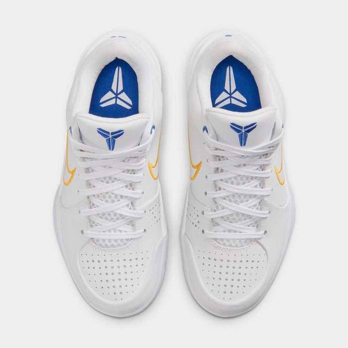 Kobe 4 Draft Pack Grade School Basketball Shoes (White/Glacier Blue/Fuchsia Glow) Free Shipping