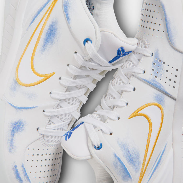Kobe 4 Draft Pack Grade School Basketball Shoes (White/Glacier Blue/Fuchsia Glow) Free Shipping