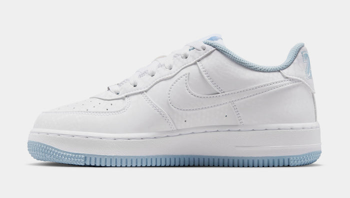 Kobe Air Force 1 Low Armory Blue Grade School Lifestyle Shoes (White/Armory Blue/White)