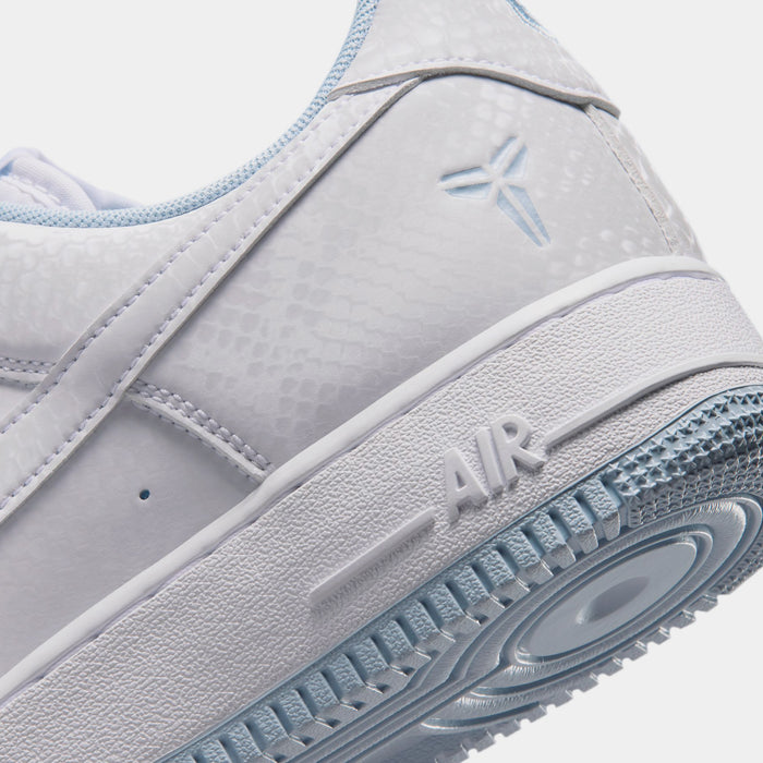 Kobe Air Force 1 Low Armory Blue Mens Lifestyle Shoes (White/Armory Blue)