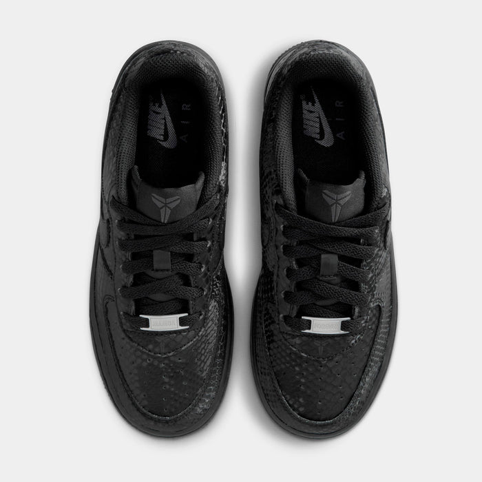 Kobe Air Force 1 Low Grade School Lifestyle Shoes (Black)