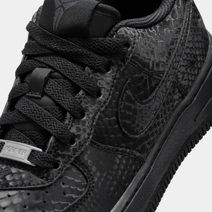 Kobe Air Force 1 Low Grade School Lifestyle Shoes (Black)