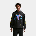 Kobe All Star Weekend Fleece Pullover Mens Hoodie (Black/Sonic Yellow/Light Photo Blue)