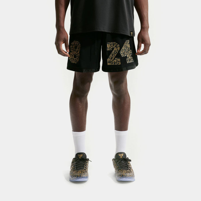 Kobe Basketball Mens Shorts (Black/Metallic Gold)