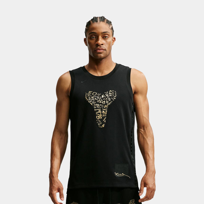 Kobe Basketball Mens Tank Top (Black/Metallic Gold)