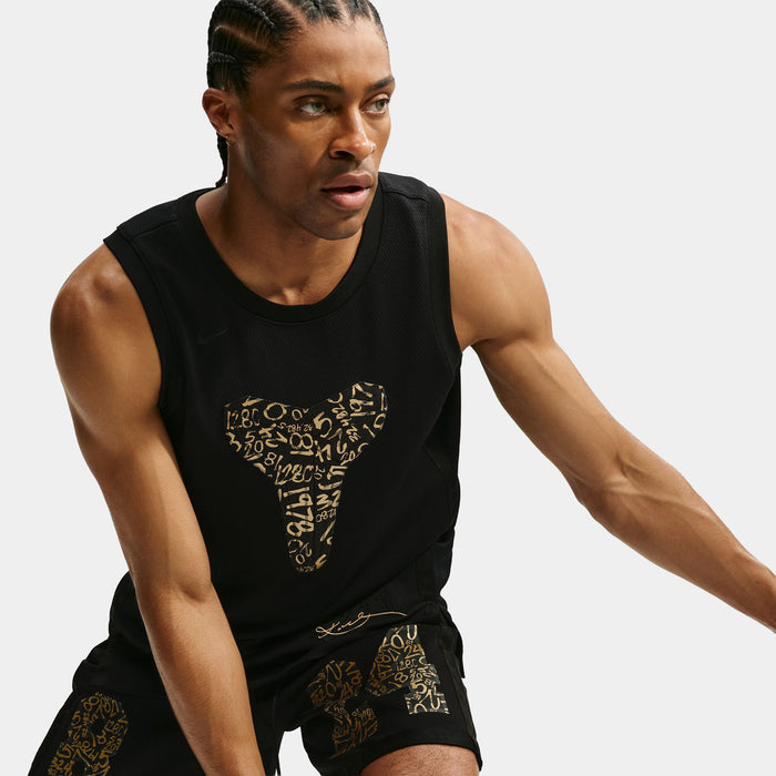 Kobe Basketball Mens Tank Top (Black/Metallic Gold)