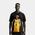 Kobe Bryant 1996 Draft Pack Mens Short Sleeve Shirt (Black/Yellow)