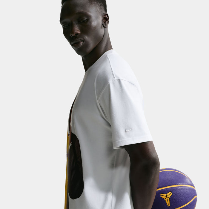 Kobe Bryant 1996 Draft Pack Mens Short Sleeve Shirt (White)