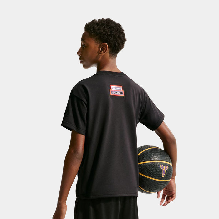 Kobe Bryant Draft Pack Grade School Short Sleeve Shirt (Black)