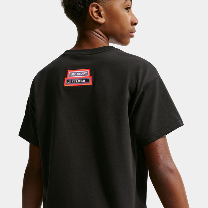 Kobe Bryant Draft Pack Grade School Short Sleeve Shirt (Black)