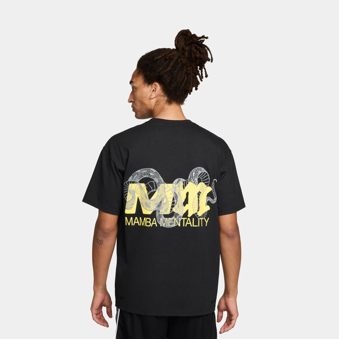 Kobe Dri Fit Mens Short Sleeve Shirt (Black/Yellow)
