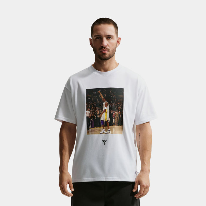 Kobe Dri Fit Mens Short Sleeve Shirt (White)