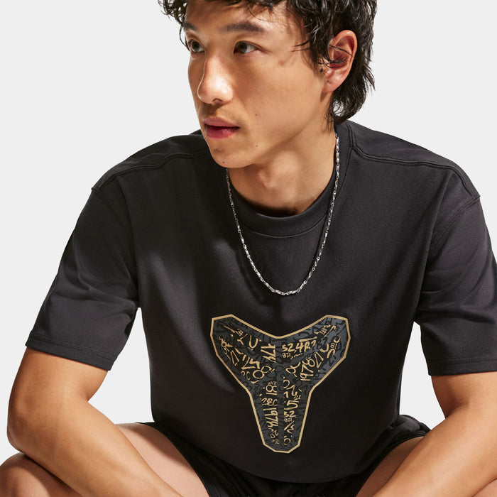 Kobe Mamba Day Dri Fit Mens Short Sleeve Shirt (Black)