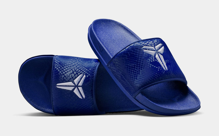 Kobe Offcourt Slide Mens Sandals (Deep Royal Blue/White)