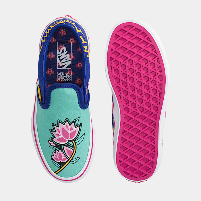 KPop Demon Hunters x Vans Classic Slip On Preschool Lifestyle Shoes (KPop Demon Hunters Zoey)