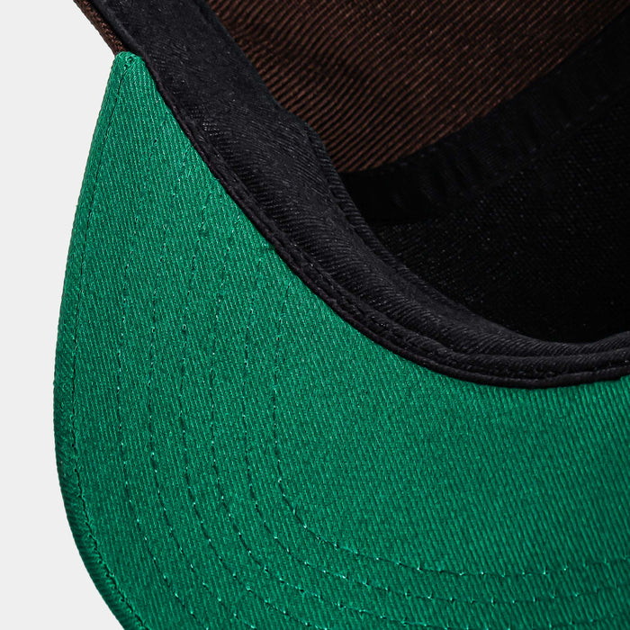 Lady Guadalupe Snapback Mens Hat (Green/Brown)
