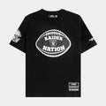 Las Vegas Raiders Day One Mens Short Sleeve Shirt (Black/Grey)