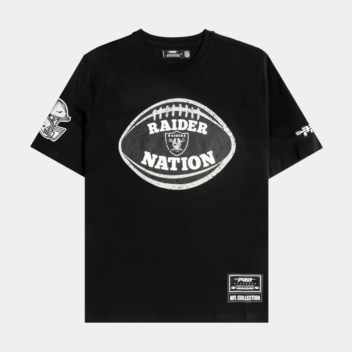 Las Vegas Raiders Day One Mens Short Sleeve Shirt (Black/Grey)