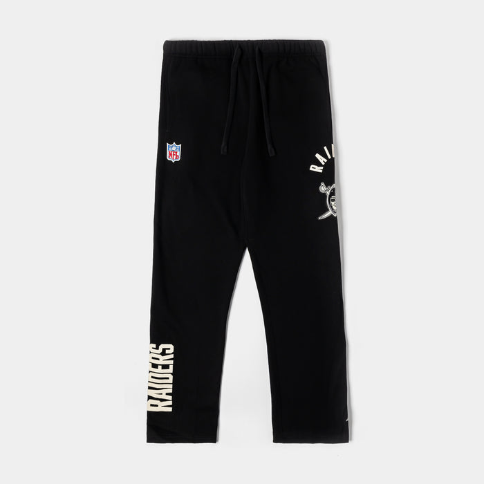 Las Vegas Raiders Original Fleece Mens Sweatpants (Black/White)