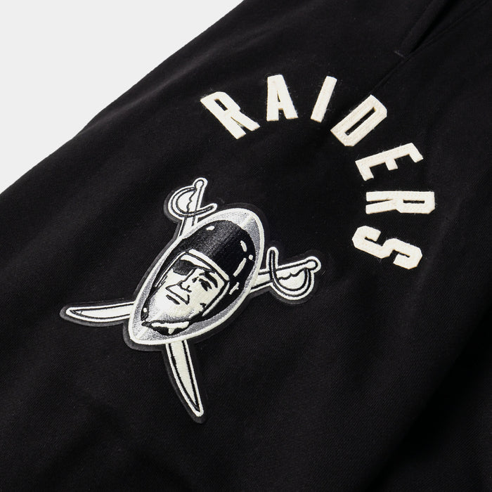 Las Vegas Raiders Original Fleece Mens Sweatpants (Black/White)