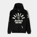Las Vegas Raiders Original Fleece Pullover Mens Hoodie (Black/White)